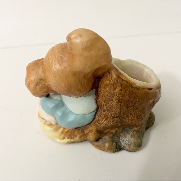 Vintage Woodlander Tinker Ware Stoneware Sally Bunny Rabbit Figurine - Picture 11 of 11